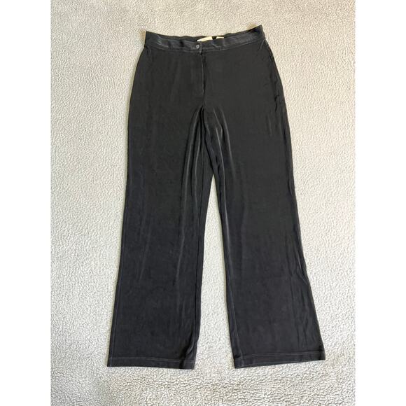 Chicos Traveler Pants Medium Short 1.5 Zip Up Ankle Slinky Stretch High Rise - Picture 13 of 13